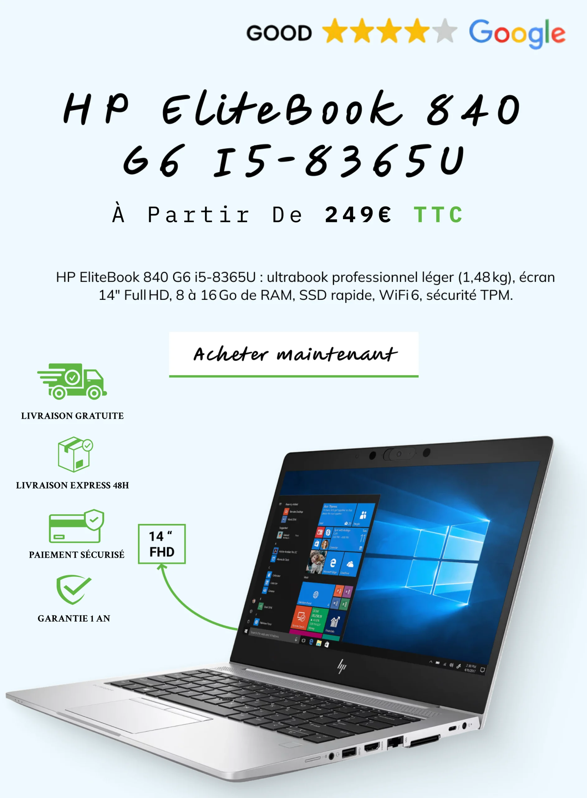 achat pc reconditionné france