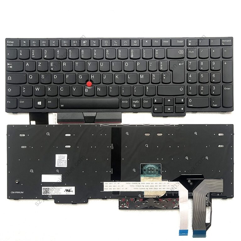 Clavier Français AZERTY rétro-éclairé pour Lenovo thinkpad T590 / T15